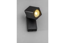 Decor Apparecchio da parete RENO in alluminio IP20 max. 20W singolo quadrato nero 1208963978