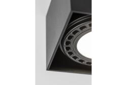 Decor Apparecchio a soffitto SAKURA alum. 120x120x85 IP20 ES111 GU10 quadrato nero 1208963991