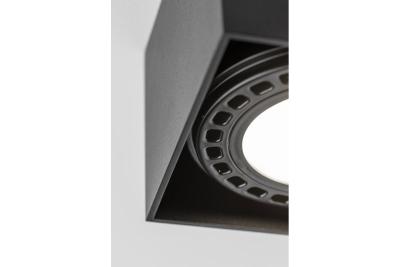 Decor Apparecchio a soffitto SAKURA alum. 120x120x85 IP20 ES111 GU10 quadrato nero 1208963991