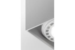 Decor Apparecchio a soffitto SAKURA alum. 120x120x85 IP20 ES111 GU10 quadrato bianco. 1208963992