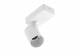 Decor Apparecchio da parete SANTO in alluminio IP20 max. 20W singolo rotondo bianco. 1208963994
