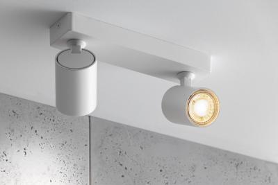 Decor Plafoniera SANTO in alluminio IP20 max. 20W*2 doppia rotonda bianca 1208963998