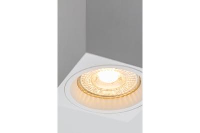 Decor Superficie montata a parete lampada SENSA MINI alluminio 70x70x115 IP20 max 50W quadrato alloggiamento bianco. 1208964014