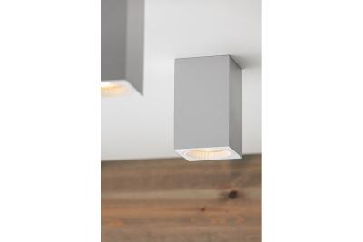 Decor Superficie montata a parete lampada SENSA MINI alluminio 70x70x115 IP20 max 50W quadrato alloggiamento bianco. 1208964014