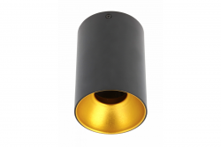Decor Apparecchio a soffitto TENSA in alluminio 96x140 IP20 GU10 nero rotondo 1208964018