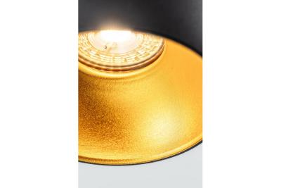 Decor Apparecchio a soffitto TENSA in alluminio 96x140 IP20 GU10 nero rotondo 1208964018