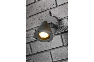 Decor Apparecchio da giardino LUSTINO-D GU10 MAX.20W IP44 AC220-240V 50-60Hz lampada da parete inferiore in grafite. 1208964032