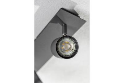 Decor Lampada a soffitto VENETO IP20 max. 20W 2 x GU10 tonda nera 1208964038