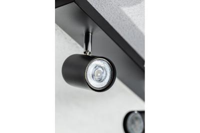 Decor Lampada a soffitto VENETO IP20 max. 20W 5 x GU10 tonda nera 1208964044