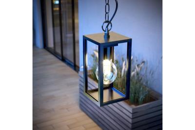 Decor Apparecchio da giardino sospeso VENTANA-H E27 MAX.20W IP54 AC220-240V 50-60Hz nero 1208964047