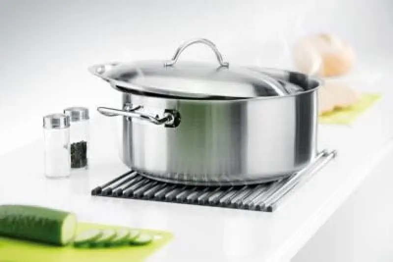 Quadri Tappetino Arrotolabile in Acciaio Inox per Lavello 39 x 26 cm 1208966923