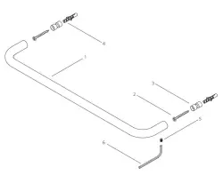 Waterevolution flow portasalviette 60cm Rame A112CPE