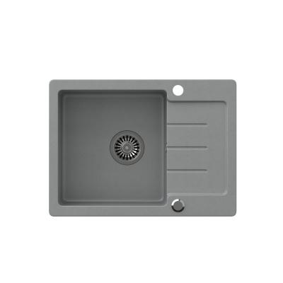 Quadri Kendal Lavello in granito grigio con scolapiatti 60x44cm reversibile 1208967402