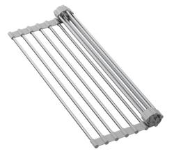 Quadri Rolmat 38x25cm in acciaio inox con finitura grigia per il lavello 1208967514