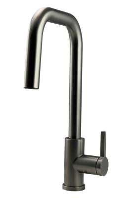 Rubinetto da cucina Pure.Sink Elite Steel Crystal-S PVD Gun Metal con doccetta estraibile PS8050-61