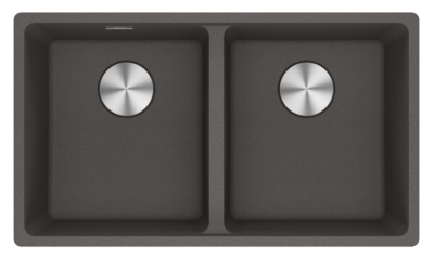 Franke Maris MRG 220-35-35 Fragranite Slate Grey Doppio lavello grigio scuro Incasso 135.0714.633