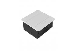 Preso Interruttore AVARO Incassato per Mobili, 1x Presa Schuko, USB A+C, Cavo 1,5m, Bianco
