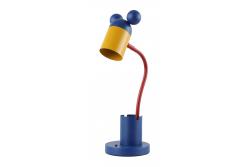 Lampada da tavolo MOUSE, 5495, max.250V, 50/60Hz, 1*E27, max.25 W, dia.8 cm, IP20, blu marino/giallo