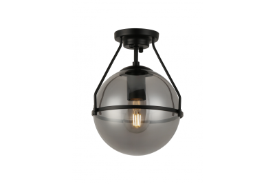 Lampada da soffitto DROP, 7165, AC220-240V, 50/60Hz, 1*E27, max.25W, diametro.21 cm, nero