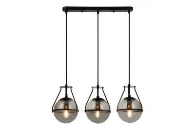 Lampada da soffitto DROP 3, 7134, AC220-240V, 50/60Hz, 3*E27, max.25W, lunghezza 68 cm, nero