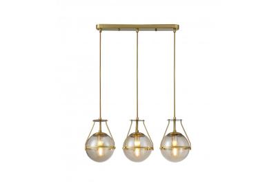 Lampada da soffitto DROP 3, 6335, AC220-240V, 50/60Hz, 3*E27, max.25W, lunghezza 68 cm, oro