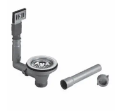 PB Set di scarico classico in rame con troppopieno per lavello da cucina e tappo a cestello chiudibile 1208969783