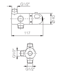 PB Accessorio Caldaia Rubinetto Miscelatore Termostatico 1208969799