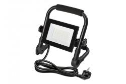 NELI Proiettore Portatile, LED, 30W, 2700lm, 6400K, AC220-240V, IP65, cavo 1.5m