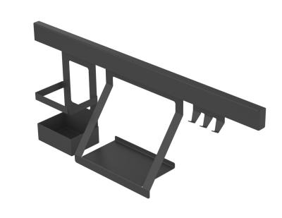 Epka Luxion Binario da Cucina 60 cm in Metallo con Fissaggio Nascosto Nero 1208969959