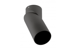Lampada da soffitto VIRGO, max. 250V, 50/60Hz, 57x152mm, IP20, max. 20W, Rotonda, Nero