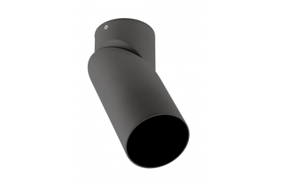 Lampada da soffitto VIRGO, max. 250V, 50/60Hz, 57x152mm, IP20, max. 20W, Rotonda, Nero