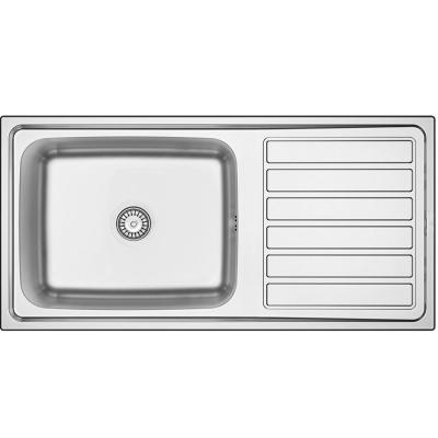 Banka Centurio 100-50 Lavello in acciaio inox da incasso 100x50 cm con sgocciolatoio 1208970030