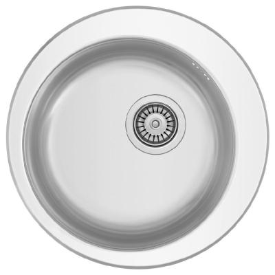 Banka Moscow Lavello rotondo in acciaio inox 48 cm Da incasso 1208970054