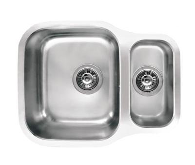 Banka Alaska Acciaio inox 1.5 Lavello sottopiano 524 x 400 mm 1208970064