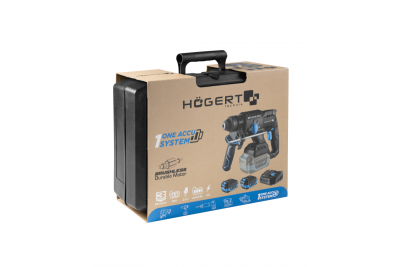 HÖGERT accutrapano set, 18V, OneAccuSystem, met batteria, caricabatterie in valigetta.