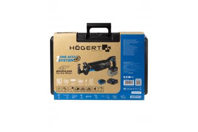 HÖGERT set met accu-reciprozaag, 18V, borstelloos, accu, oplader, accessoires