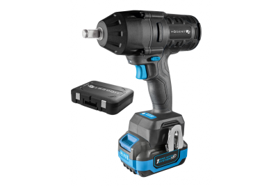 HÖGERT set avvitatore a impulsi a batteria, senza spazzole, 18V, con batteria, caricabatterie.