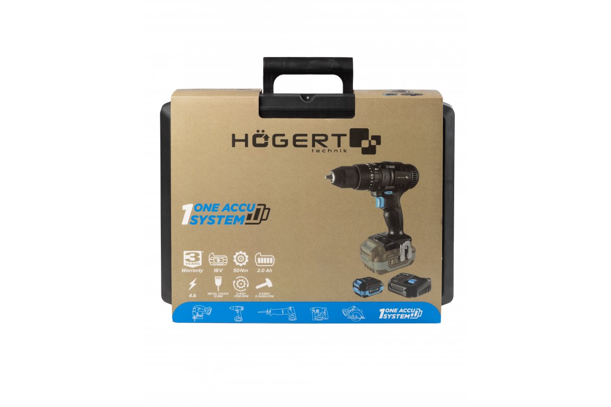 Trapano avvitatore a percussione senza fili 18V