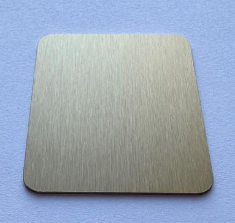 Pure.Sink PVD RVS campione colore oro spazzolato 1208970650