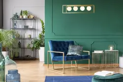 OUTLET Telaio Danneggiato Decor Avelin lampada a sospensione con telaio rettangolare dorato larghezza 80 cm 2287