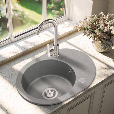 Graniteland Veritas Miscelatore da Cucina Cromato con Bocca Girevole 1208970677