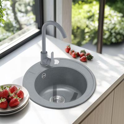 Granitland Veritas Rubinetto da Cucina Grigio con Bocca Girevole 1208970678