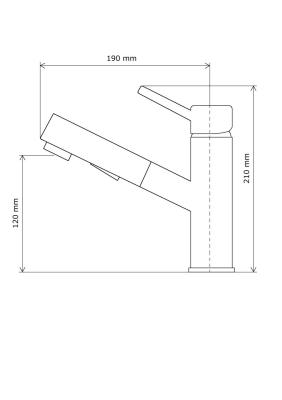 Rubinetto da cucina Graniteland Ceres Beige Sabbia con bocca estraibile e doccetta a doppia funzione 1208970708