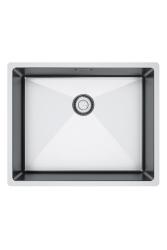 Franke Bolero Plus New R10 B2X 210-50-40 Lavello in acciaio inossidabile per installazione a filo, sottotop e sopratop 50x40 cm 127.0728.977