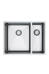 Franke Bolero Plus New R10 B2X 260-34-16 BL 1,5 Lavello in acciaio inox da un mezzo Vlakinbouw, sottostruttura e soprastruttura 56x45 cm 127.0733.339