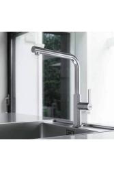 Franke Maris Slim L Rubinetto da cucina Girevole Uscita Nero 115.0728.391