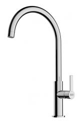 Franke Maris Slim J Rubinetto da cucina con bocca girevole rotonda Cromo 115.0728.384