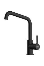 Franke Lina U Rubinetto da Cucina con Beccuccio Girevole Nero 115.0728.474