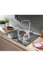 Franke Lina U Rubinetto da Cucina con Bocca Girevole Cromo 115.0728.473