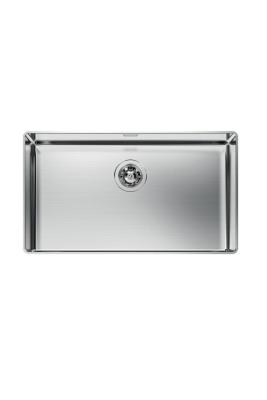 Lavello sottopiano Foster Phantom Slimline in acciaio inossidabile 71x40cm per piani di lavoro in ceramica 1208971121